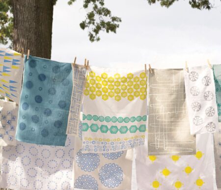 Tolle Druckmuster selbst herstellen – DIY-Projekt mit Kindern // HIMBEER