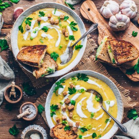 Vegane Kartoffel-Lauch-Suppe // HIMBEER