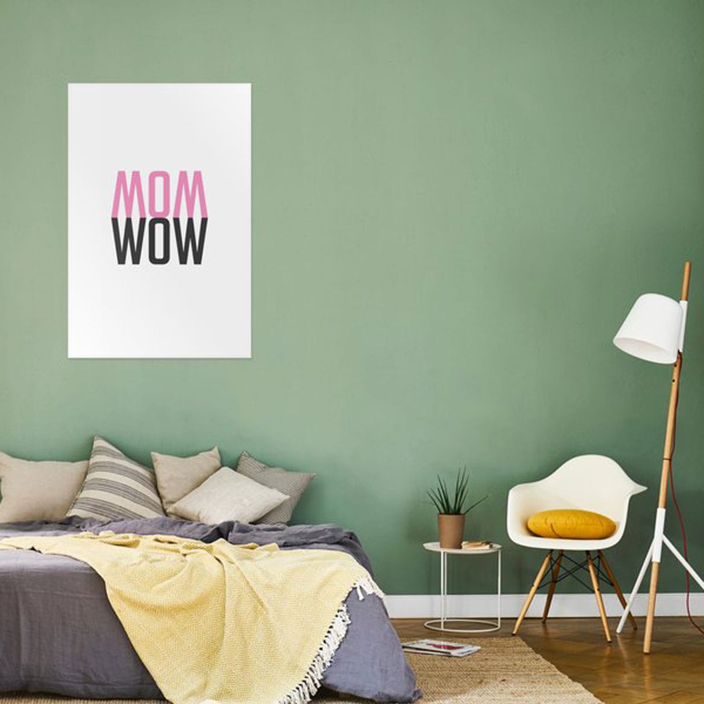 WOW MOM-Poster – tolles Geschenk für tolle Mamas // HIMBEER