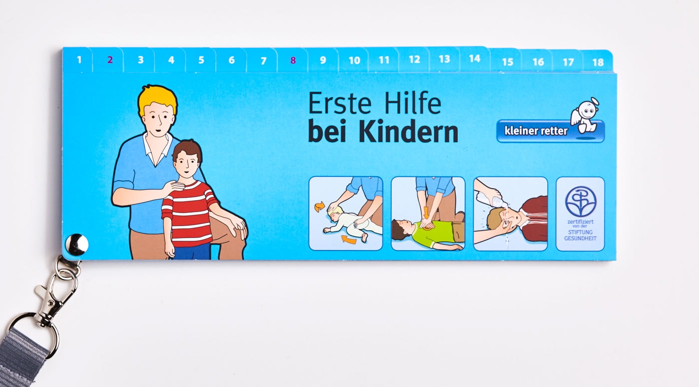 kleine Retter-Bildfächer – Erste Hilfe bei Kindern // HIMBEER