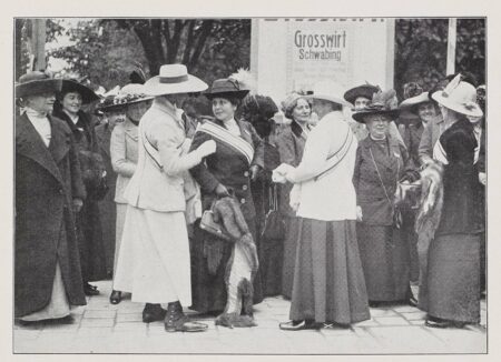 Frauentag im DHH Berlin: Teilnehmerinnen des Frauenstimmrechtskongresses // HIMBEER