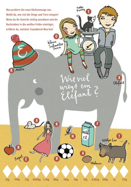 HIMBEERCHEN Kinderrätsel über das Schätzen // HIMBEER