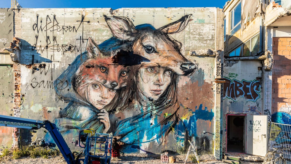 Female Graffiti- und Street Art-Festival in München: Hands Off The Wall im Werksviertel // HIMBEER