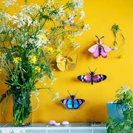Lieblingssachen im Sommer: 3D-Papp-Schmetterlinge // HIMBEER