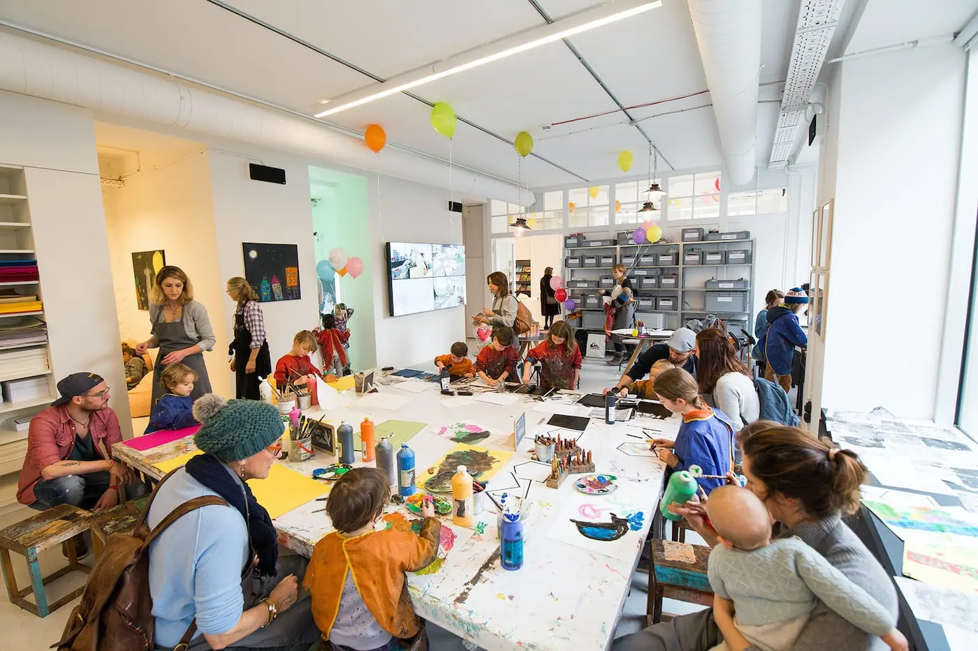 Veranstaltungen für Kleinkinder: Offenes Programm im Kinderkunsthaus // HIMBEER