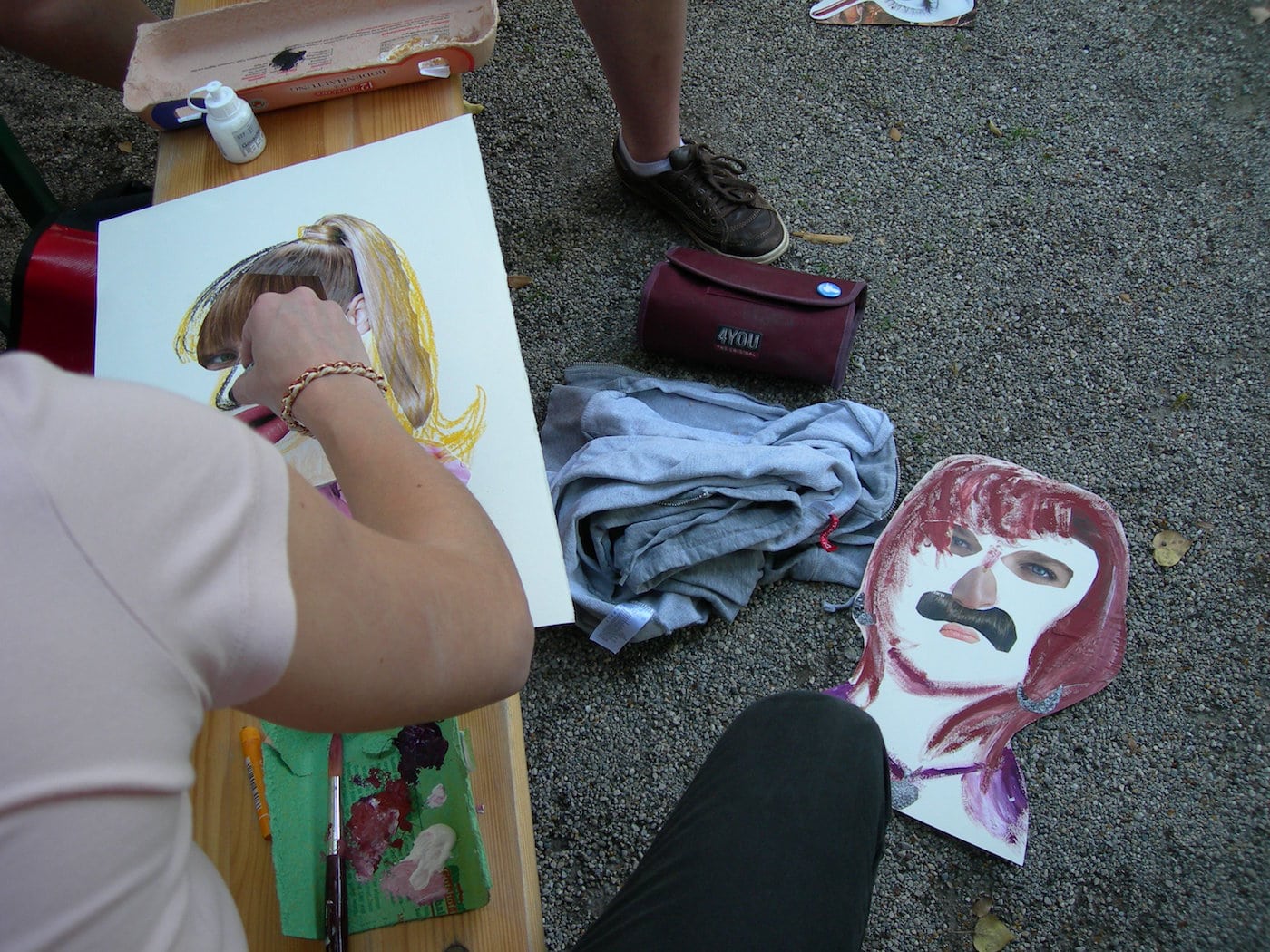 Kinder werden kreativ im Fränzchen Veranda Atelier // HIMBEER 