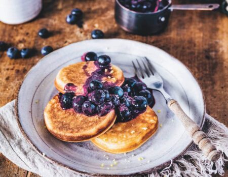 Zitronen-Ricotta-Pancakes: Pancake Rezept für Familien // HIMBEER