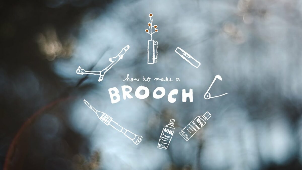 Schmuck-Workshop für Kinder in Berlin: How to make a brooch // HIMBEER