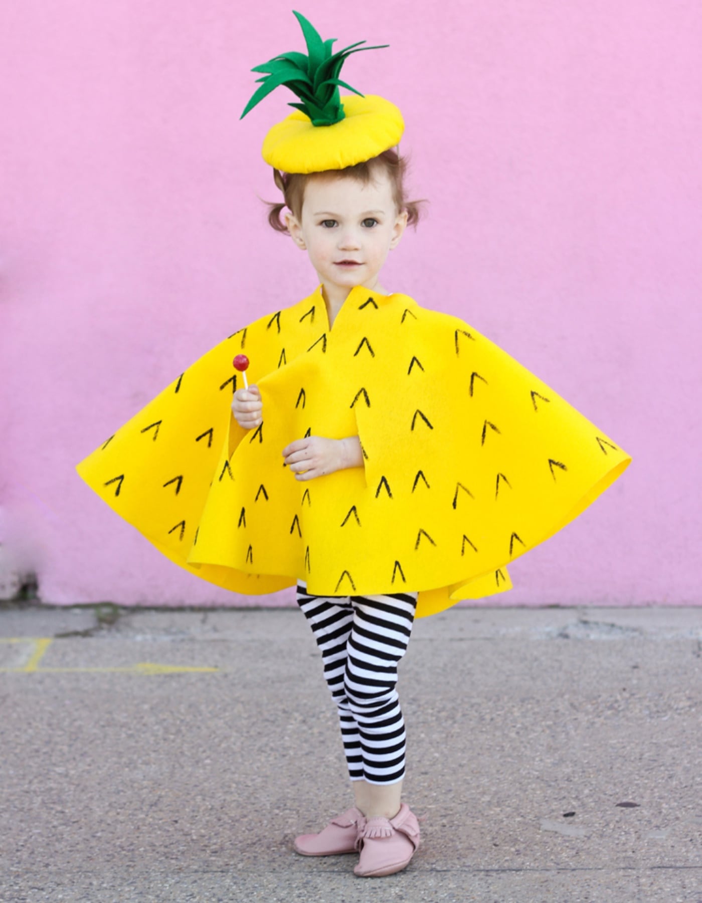 DIY-Verkleidung: Ananas-Kostüm für Kinder basteln, ohne Nähen // HIMBEER