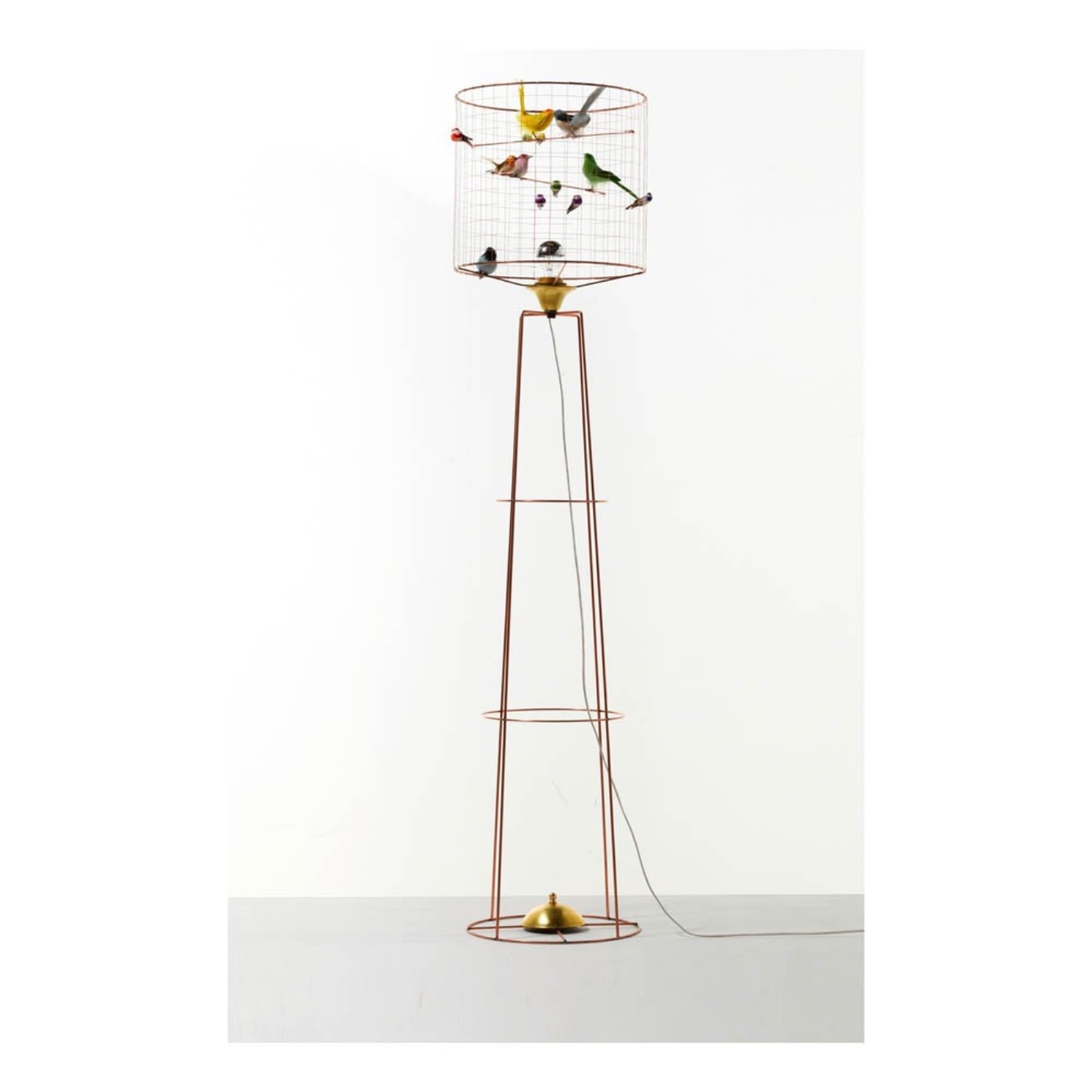 Vogelkäfiglampe von Challières – Designobjekt // HIMBEER