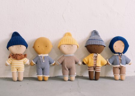Lieblingssachen für Kinder: Puppen von Gommu zum Baden. Anziehen, Spieler, Liebhaben // HIMBEER