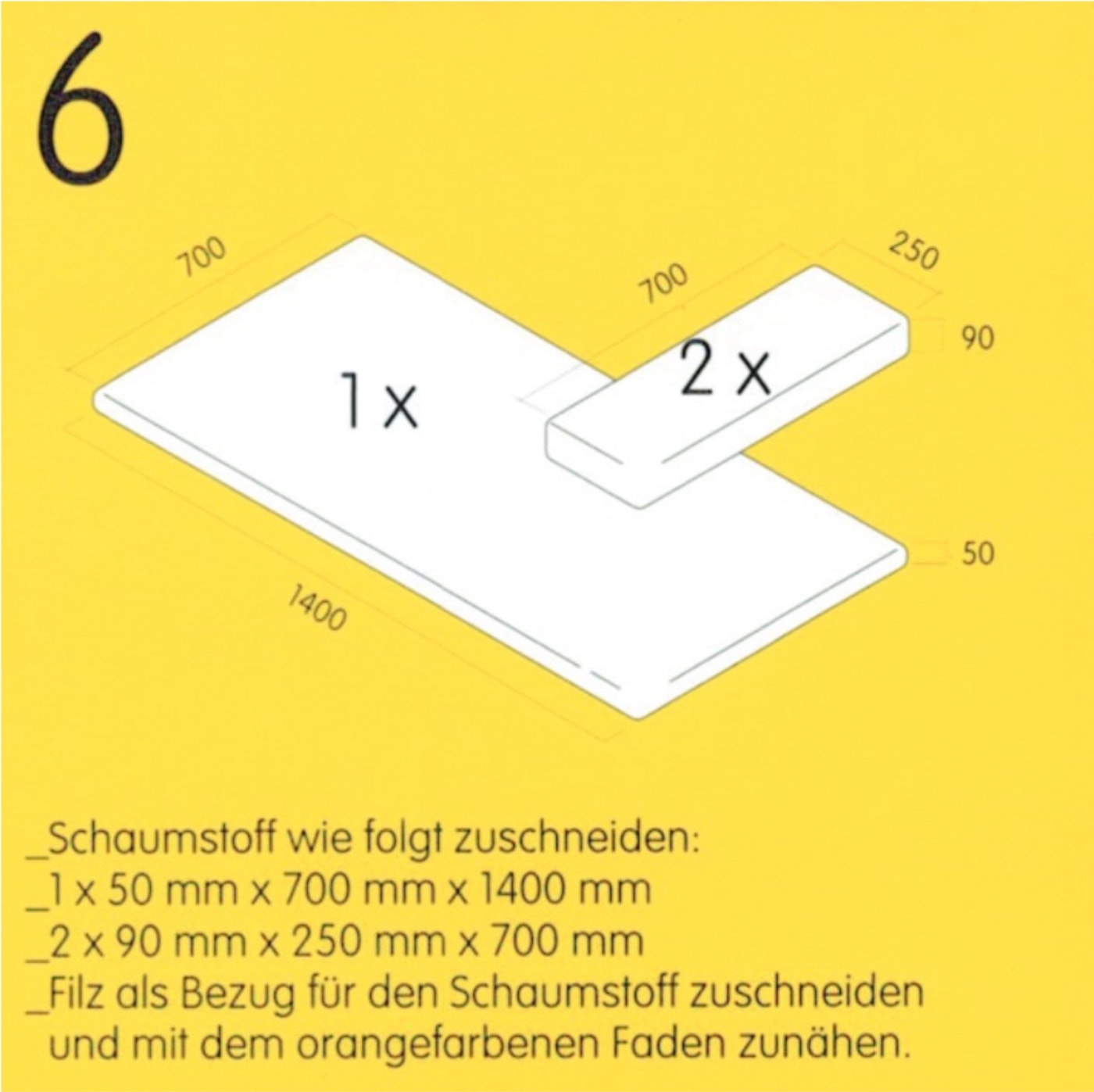 DIY: Bauanleitung Sofabett fürs Kinderzimmer: Schritt 6 // HIMBEER
