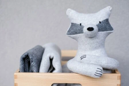 DIY: Waschbär nähen – Nähanleitung für Kuscheltier // HIMBEER