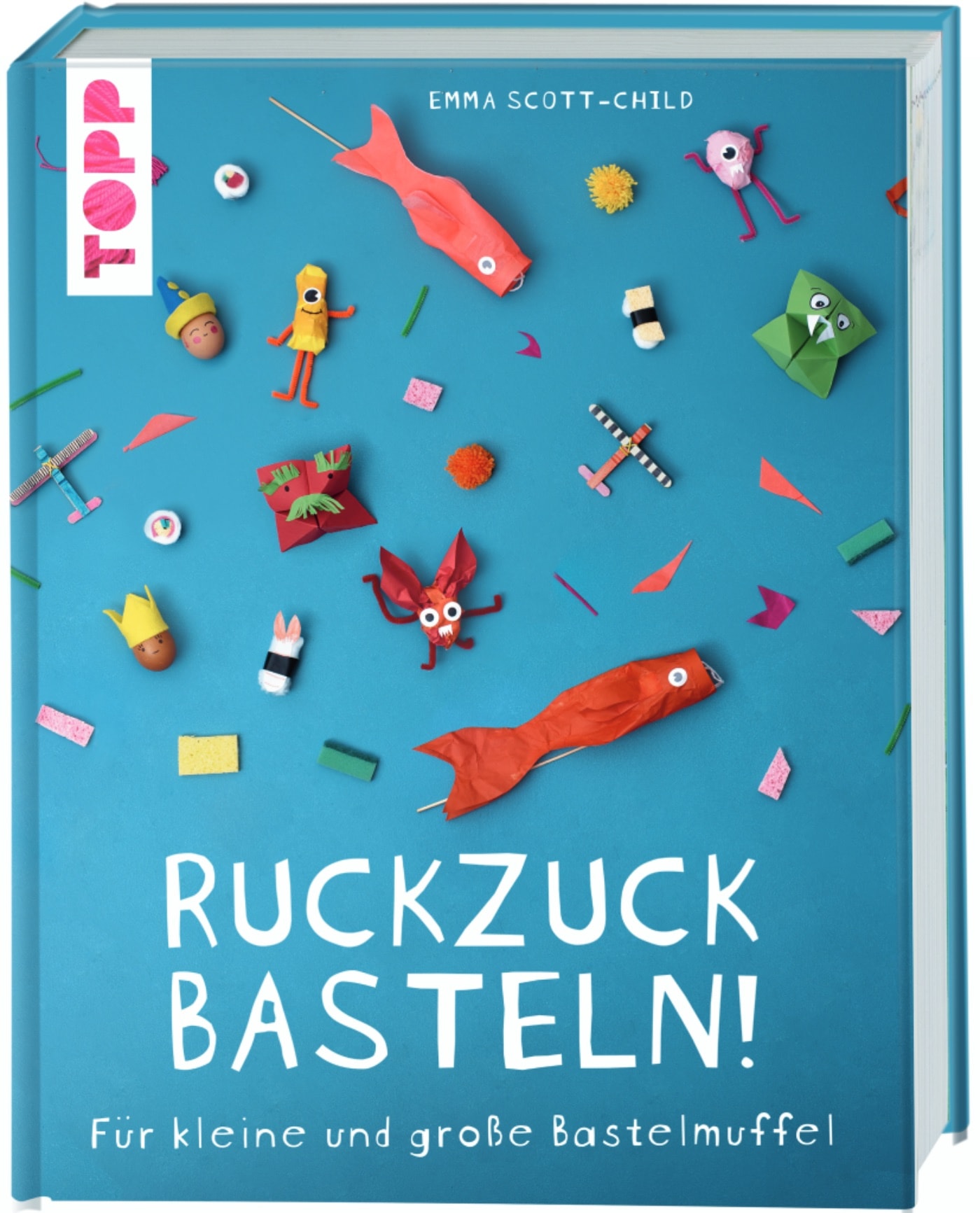 Bastelbuch für Kinder mit Ruckzuck-Bastelanleitungen // HIMBEER