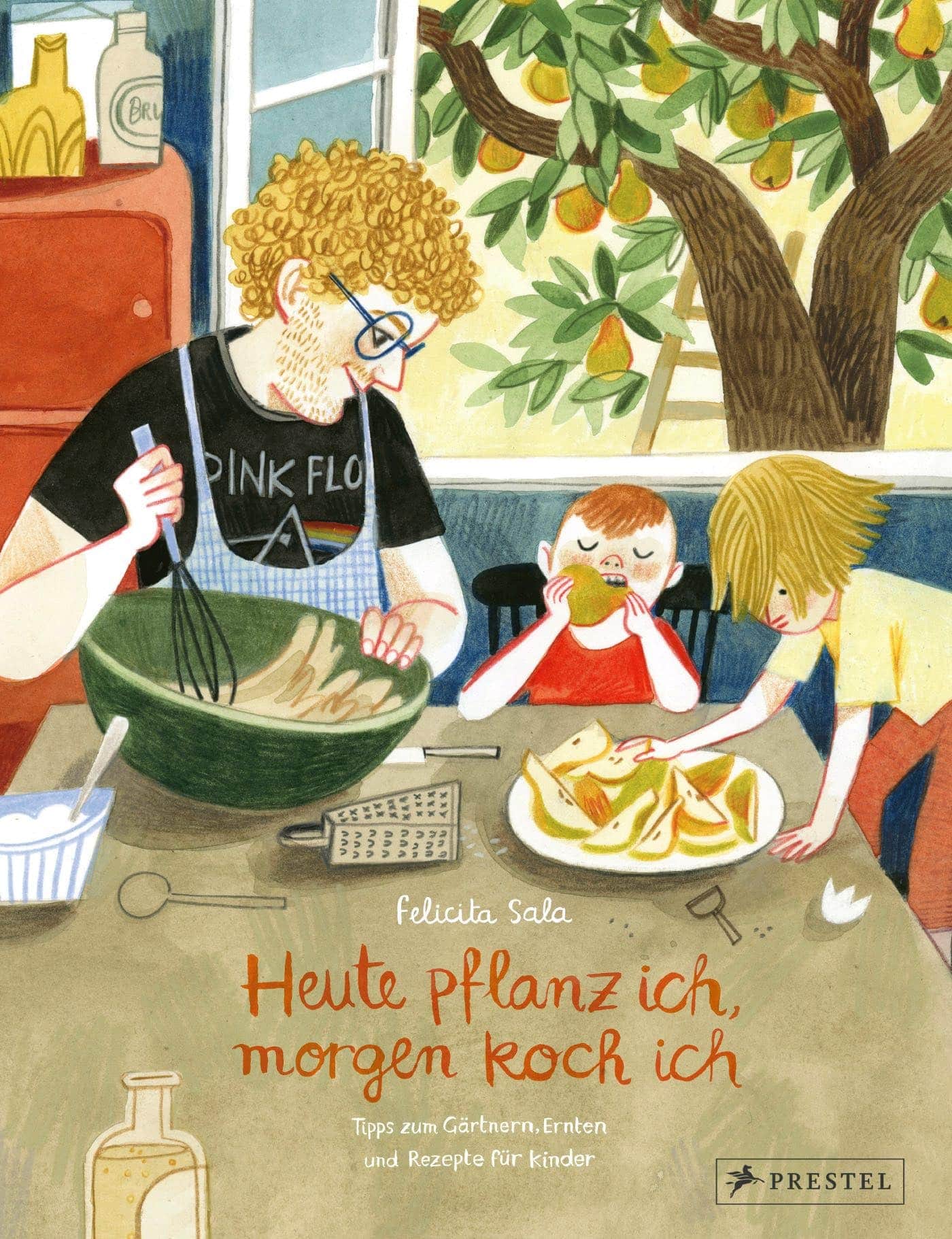 Kinderbuch-Tipp rund ums Gärtnern und Natur erleben mit Kindern: Huet pflanz ich, morgen koch ich ... // HIMBEER