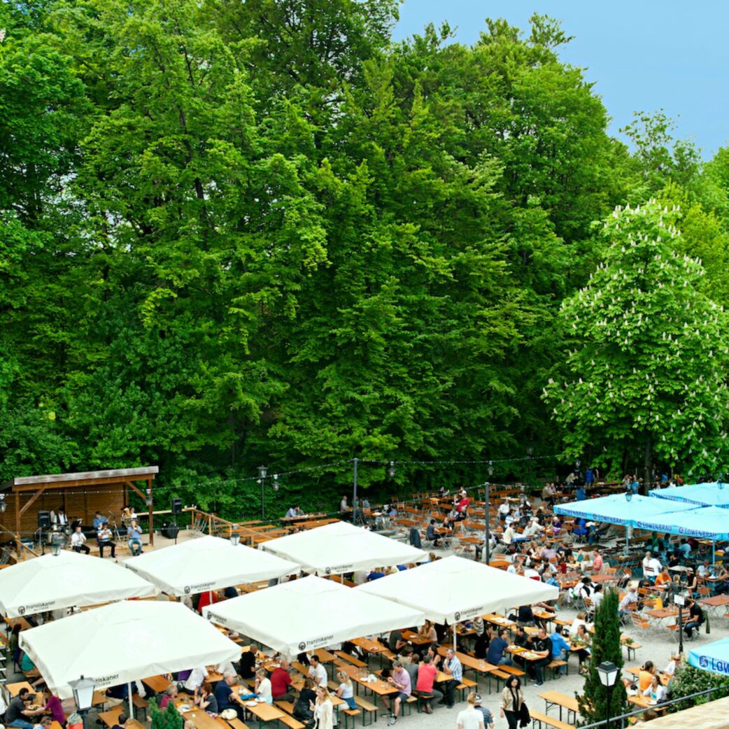 Schöne Biergärten für Familien in München // HIMBEER