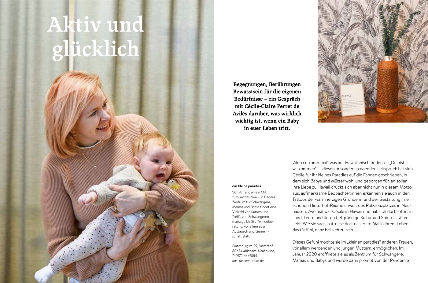 Blick ins Buch: Aktiv und glücklich mit Baby // HIMBEER