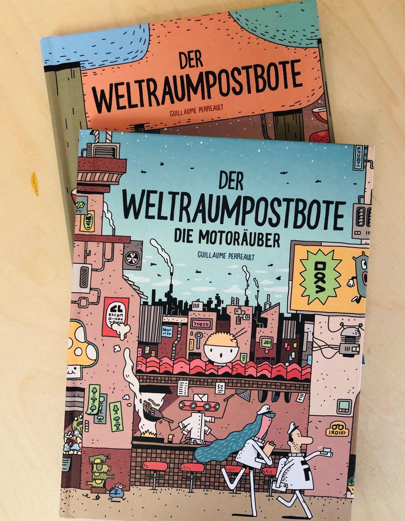 Comic-Lesung im Kuckuck für Kinder in München: Weltraumpostbote von Guillaume Perreault // HIMBEER