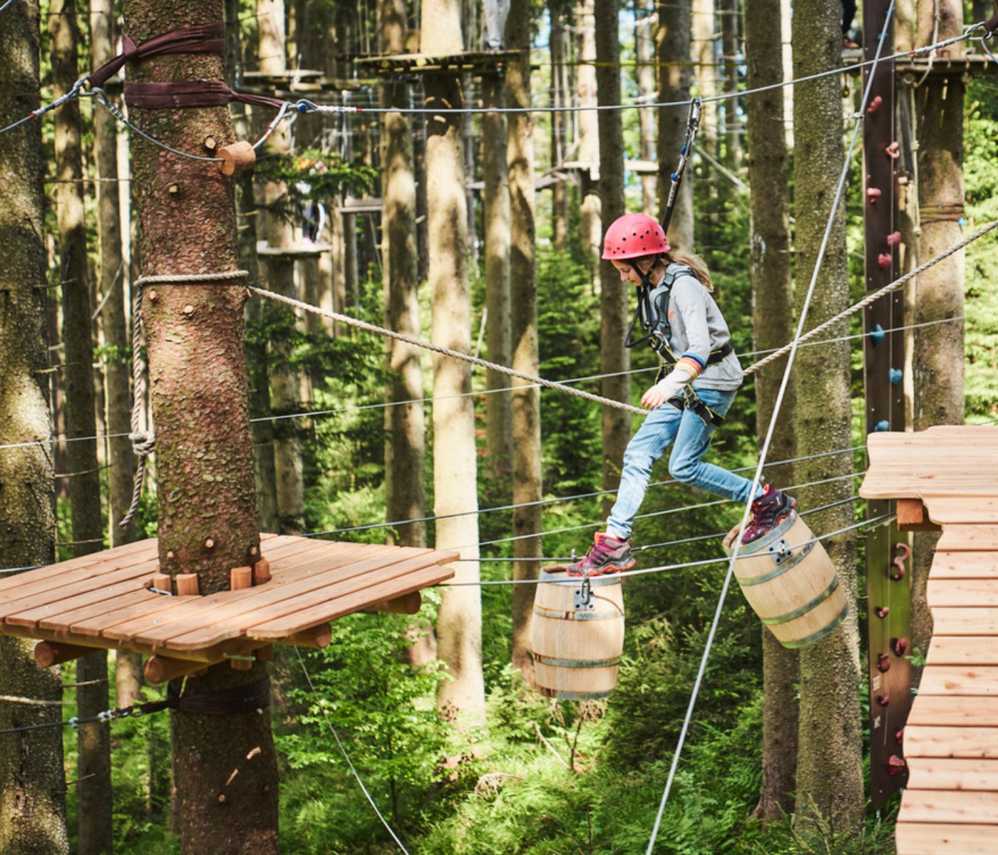 Die besten Kletterparks für Kinder in der Nähe von München: Kletterwald Blomberg // HIMBEER