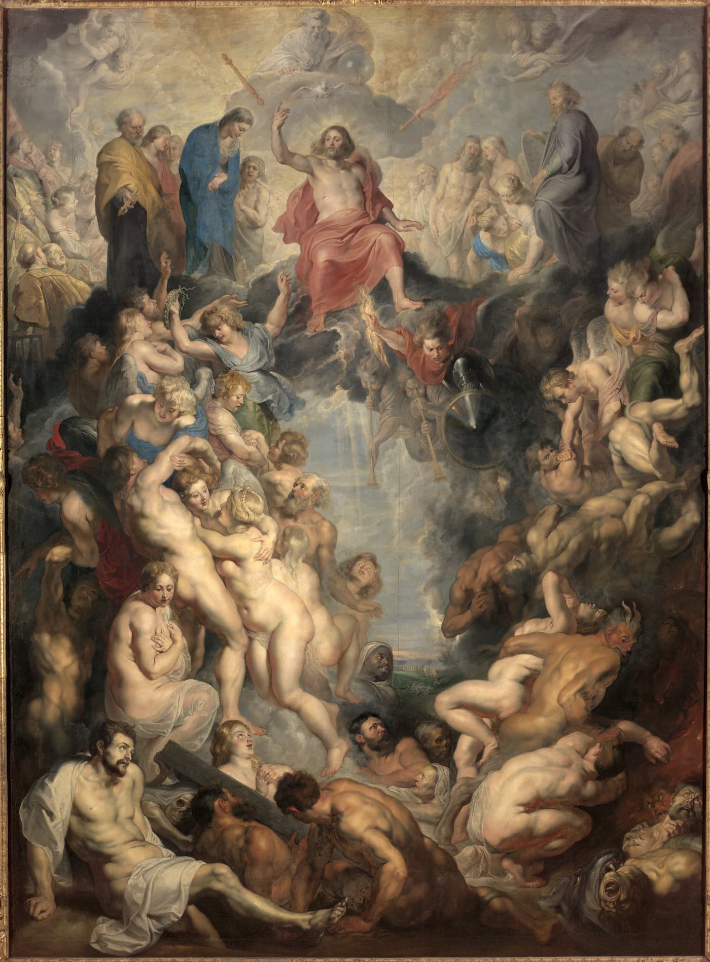 Am zweiten Dezemberwochenende 2022: Rubens' Das große Jüngste Gericht in der Alten Pinakothek bei dem Workshop Alte Meister in Bewegung // HIMBEER