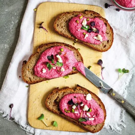Rote Bete-Creme – Rezept für selbst gemachte Brotaufstriche // HIMBEER