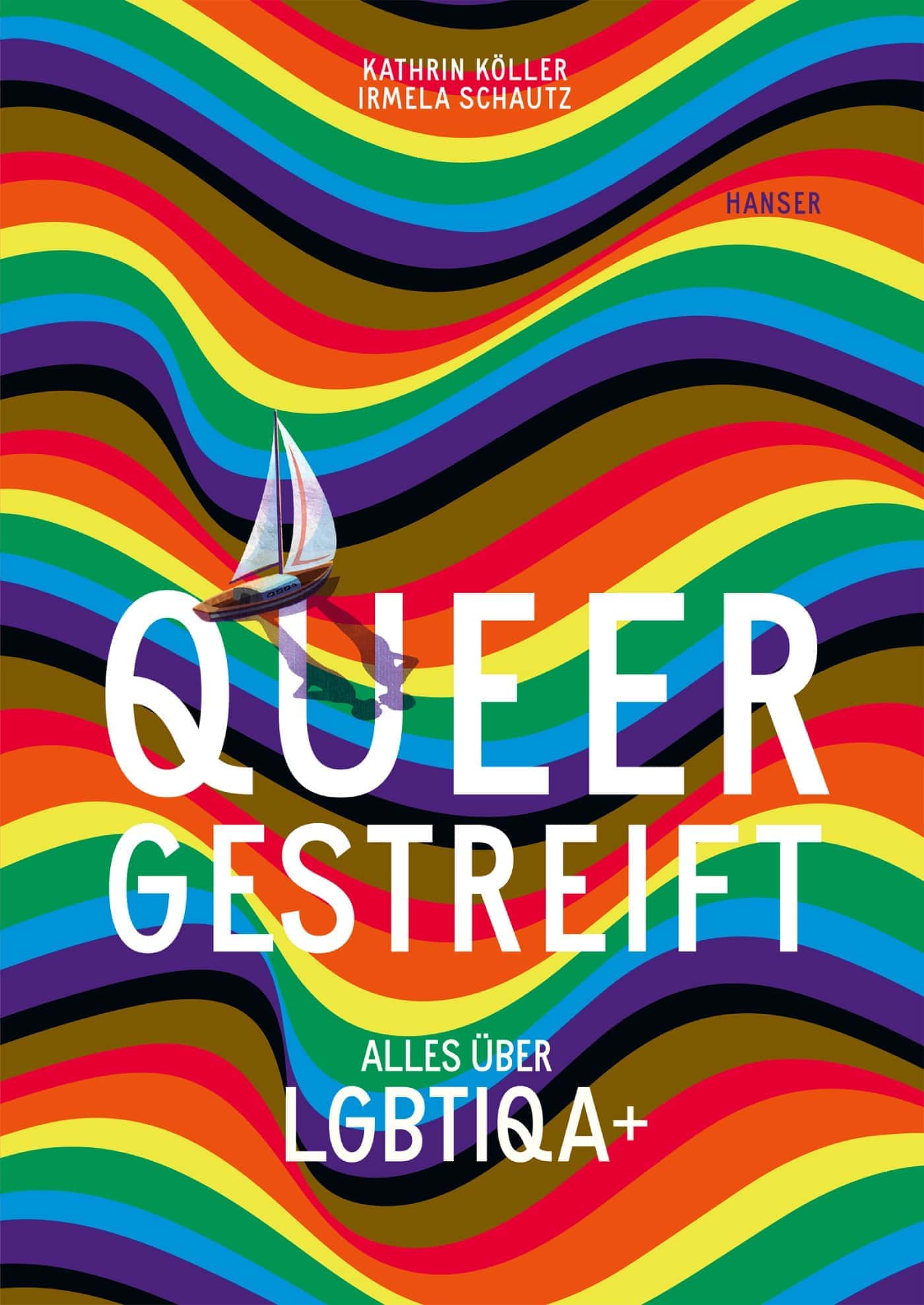 Buchtipps für Jugendliche über sexuelle Identitäten: Queergestreift: Alles über LGBTIQA+ // HIMBEER