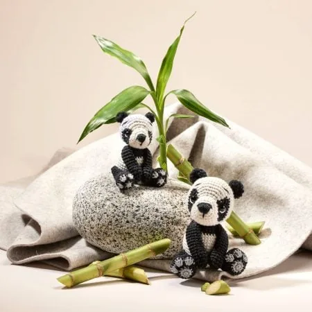 Panda häkeln –Pandabären fürs Kinderzimmer // HIMBEER