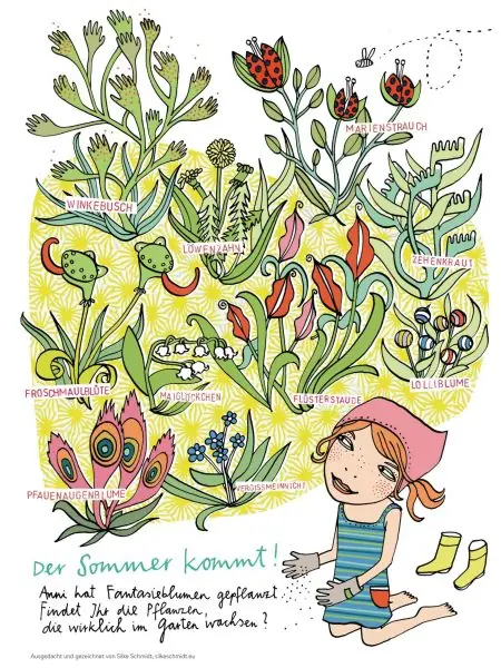 HIMBEERCHEN Kinderrätsel von Silke Schmidt: Der Sommer kommt! Grüner Daumen gesucht // HIMBEER
