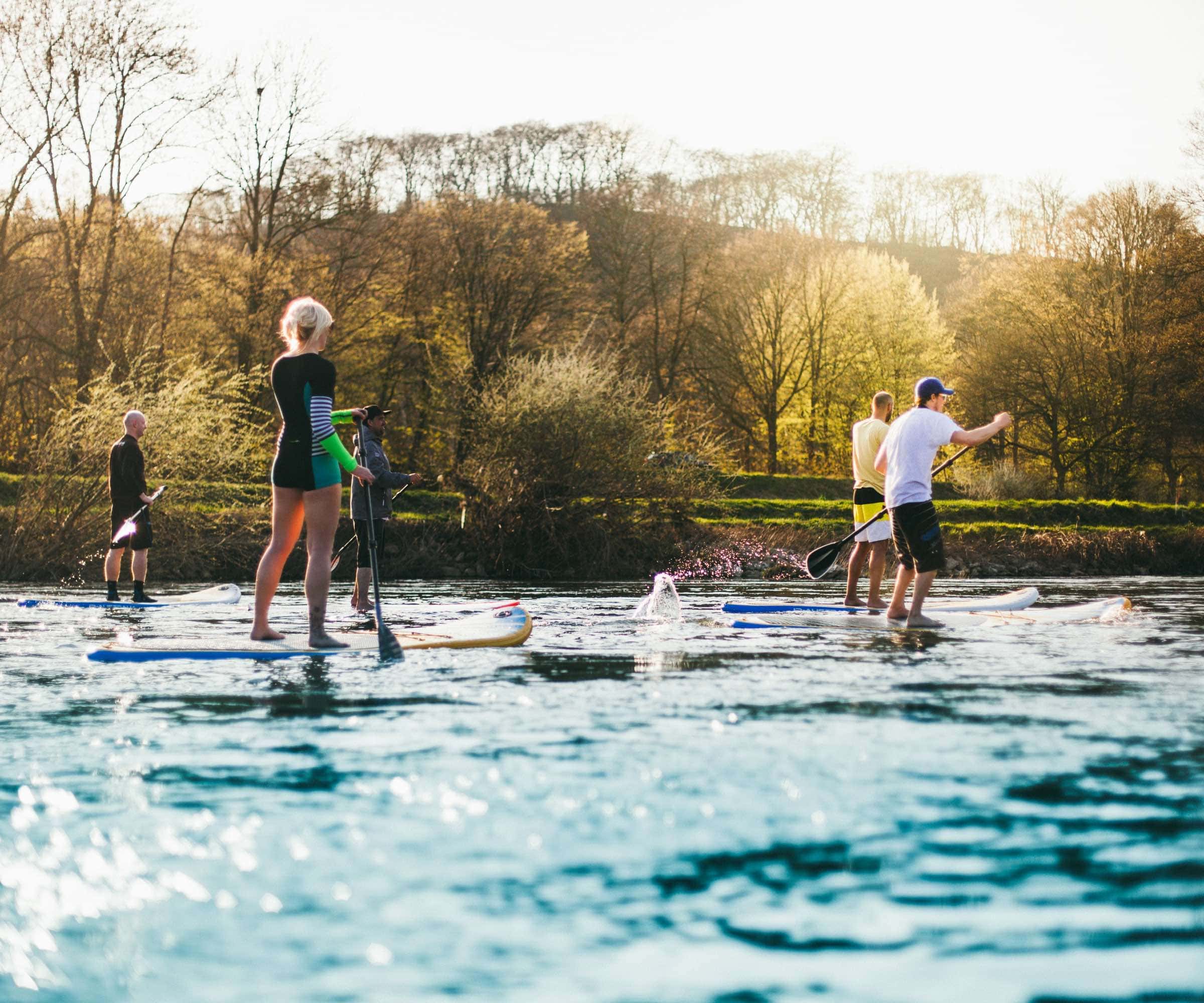 Sich Gutes tun und kleine Auszeiten gönnen – Standup-Paddling – nachhaltige Reiseideen // HIMBEER