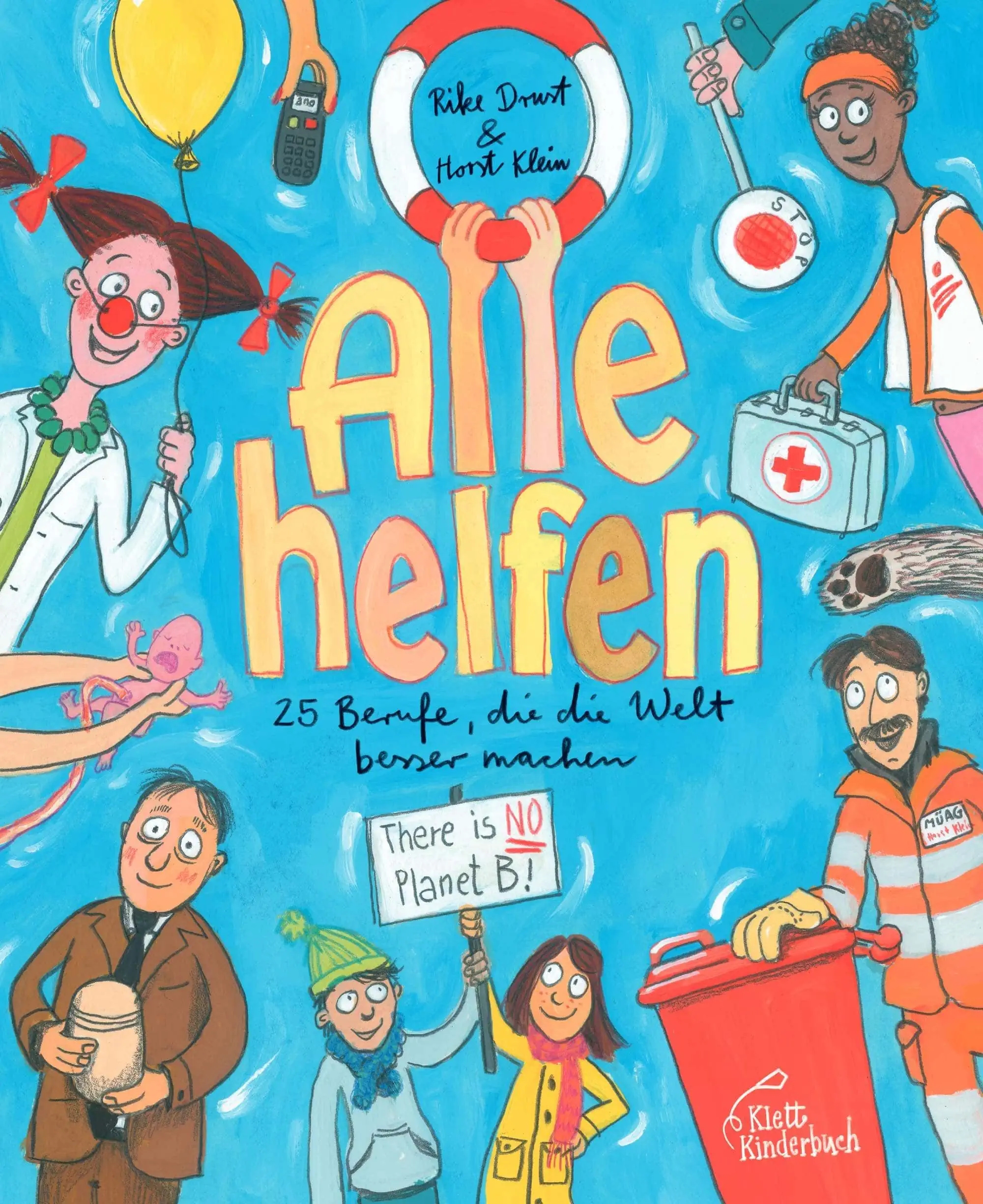 Kinderbuchtipps im Herbst 2023: Alle helfen von Rike Drust und Horst Klein, Klett Kinderbuch // HIMBEER