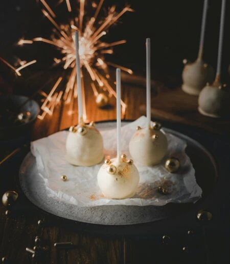 Cake Pops für Silvester backen // HIMBEER