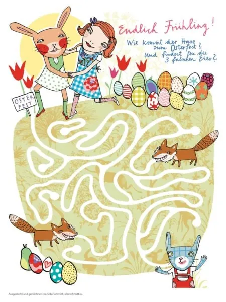 HIMBEERCHEN Kinderrätsel von Silke Schmidt: Endlich Frühling! // HIMBEER
