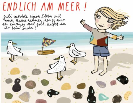 HIMBEERCHEN Kinderrätsel von Silke Schmidt: Endlich am Meer // HIMBEER