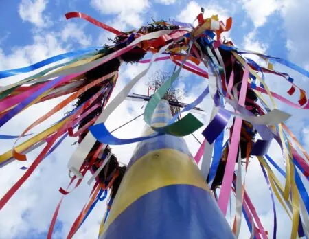 Bunte Feste und Festivals im Mai - Tanz unterm Maibaum // HIMBEER