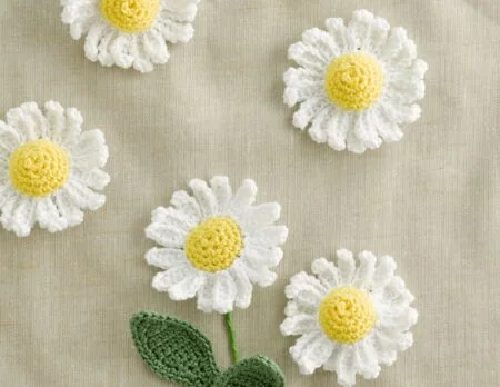 Margeriten – Blumen häkeln für den Muttertag // HIMBEER