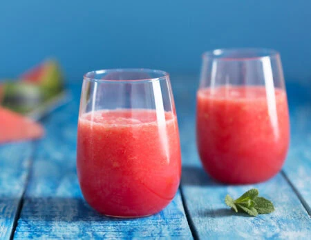 Erfrischende Wassermelonen-Limonade // HIMBEER