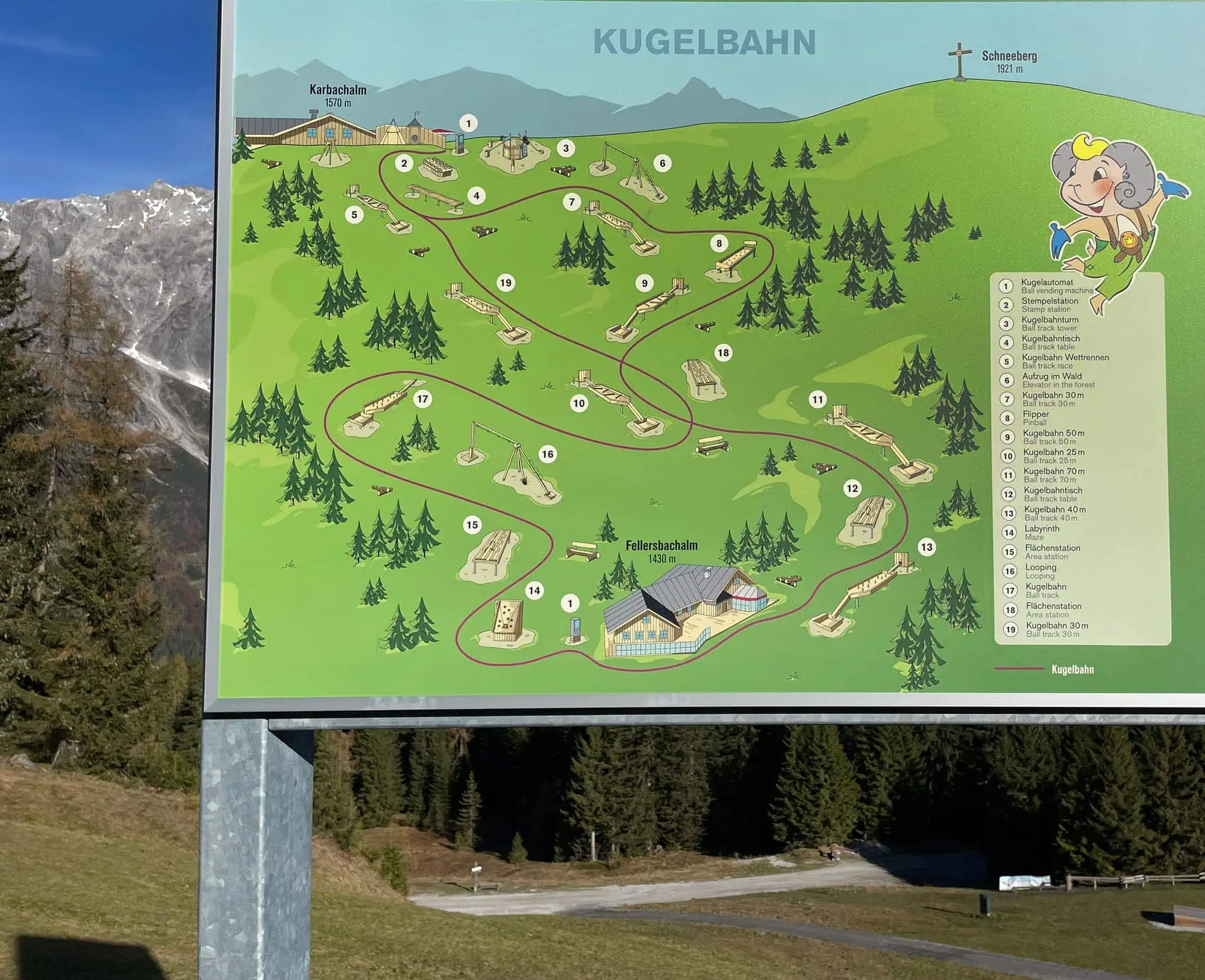 Reisebericht Salzburger Alpen: Tonis Almspielplatz – eine der längsten Kugelbahn-Wanderwege der Alpen // HIMBEER