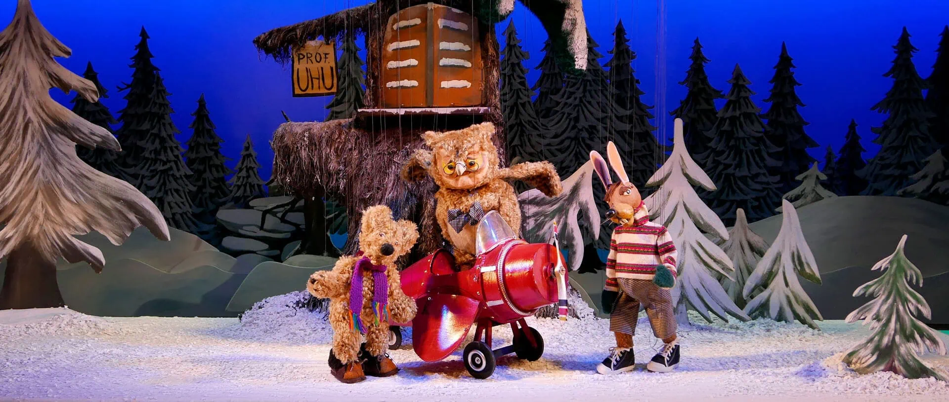 Teddys großes Weihnachtsabenteuer, Münchner Marionettentheater // HIMBEER