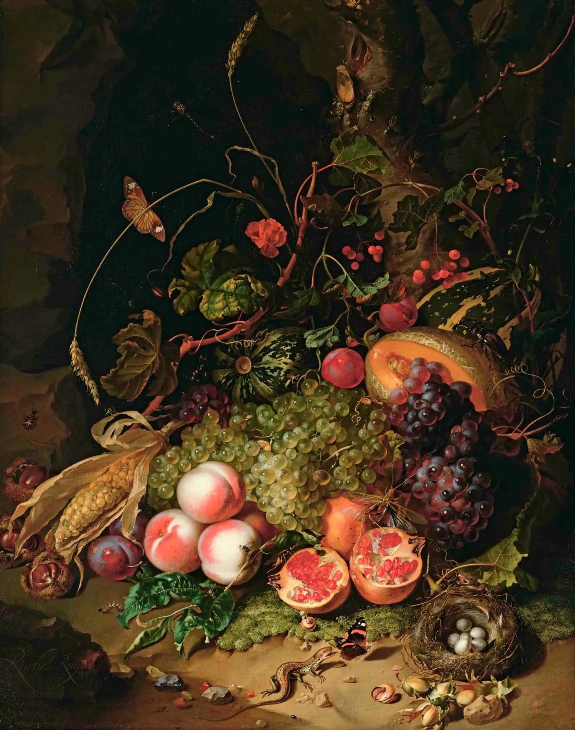 Rachel Ruysch in der Alten Pinakothek München // HIMBEER