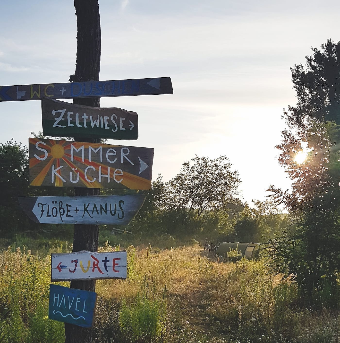 Naturcamping für Familien mit Kindern in der Wilden Heimat // HIMBEER
