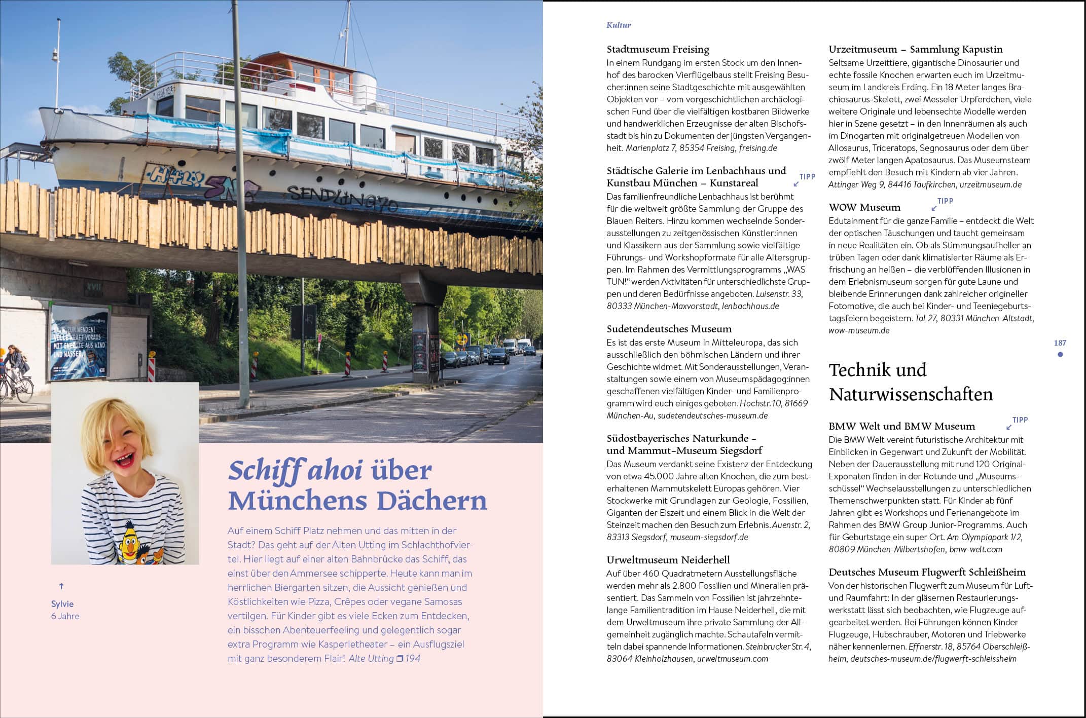 Reiseführer und Stadtführer für Familien in München – der Familien-Freizeit-Guide München mit Kind 2026 aus dem HIMBEER Verlag: Kindertipps