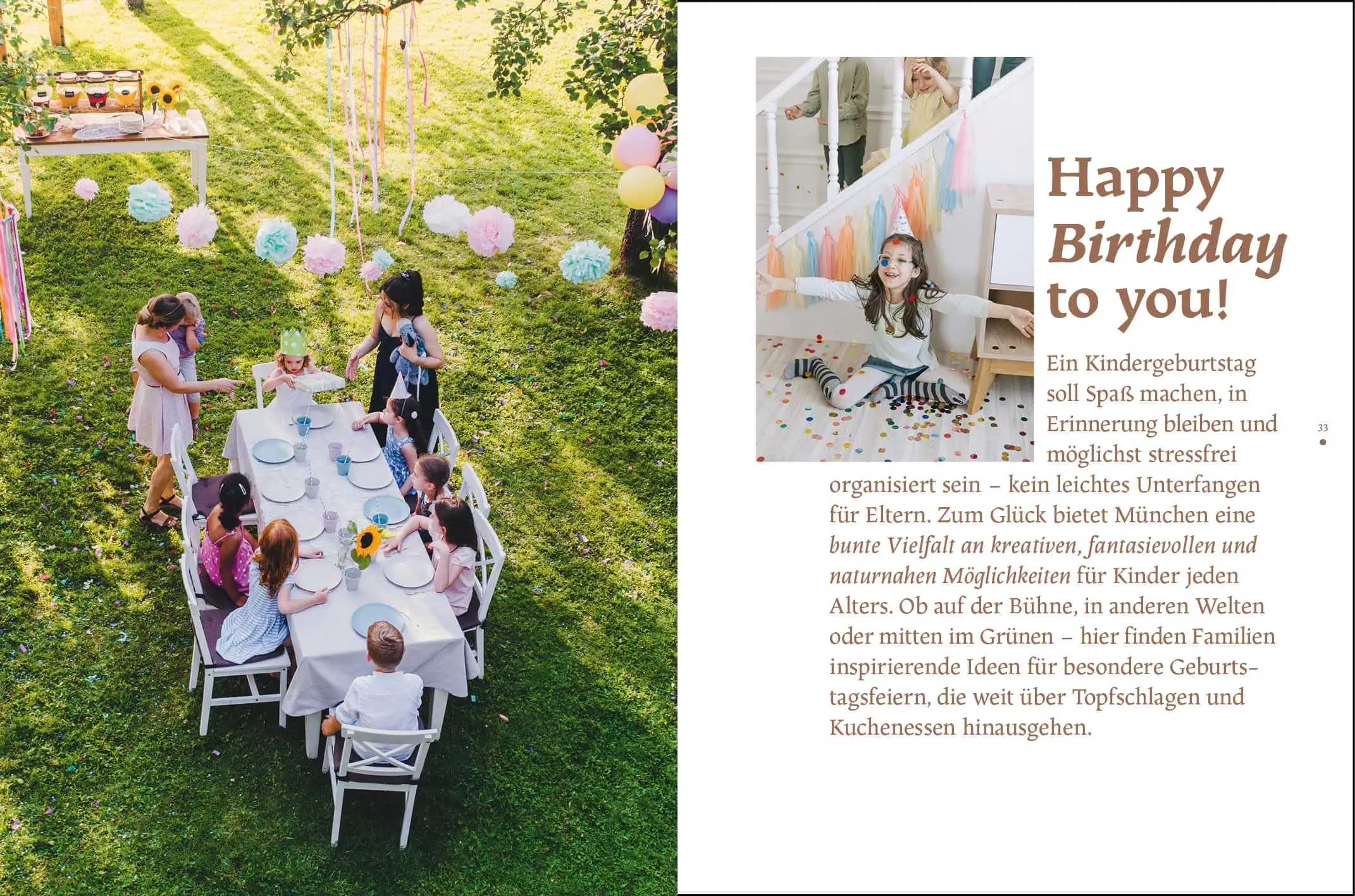Reiseführer und Stadtführer für Familien in München – der Familien-Freizeit-Guide München mit Kind 2026 aus dem HIMBEER Verlag: Kindergeburtstage in München feiern