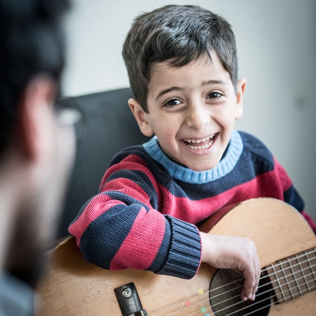 Integration mit Musik: MitMachMusik für geflüchtete Kinder // HIMBEER