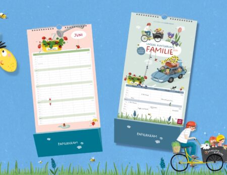 Familienkalender 2026: Unsere kunterbunte Familie - Die Geschenkverlage / Groh Verlag // HIMMBEER