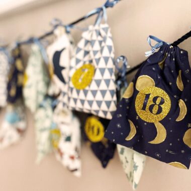 Adventskalender nähen, 24 zauberhafte Säckchen // HIMBEER