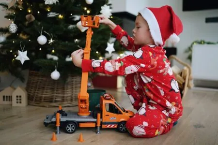 Adventskalender MB Sprinter Arbeitsbühne BRUDER Spielwaren Gewinnspiel 2025 // HIMBEER