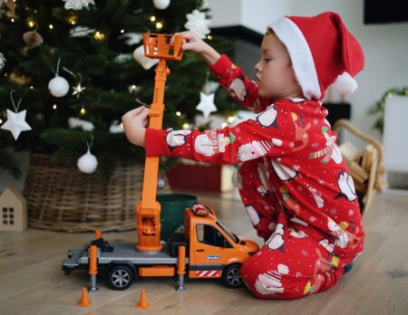 Adventskalender MB Sprinter Arbeitsbühne BRUDER Spielwaren Gewinnspiel 2025 // HIMBEER