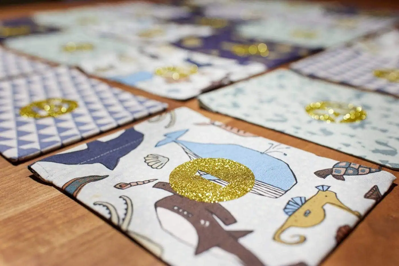 Adventskalender nähen, 24 zauberhafte Säckchen, Zahlen bügeln / HIMBEER