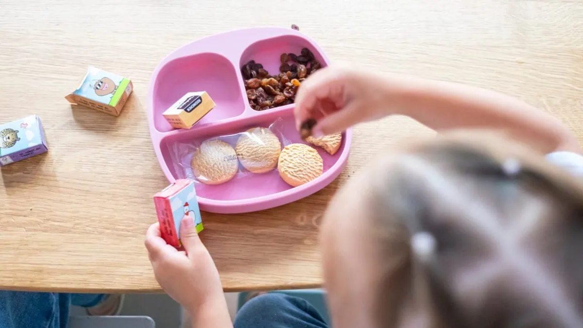 Jahresvorrat an Biosnacks Adventskalender die Kleine Küche // HIMBEER 2025