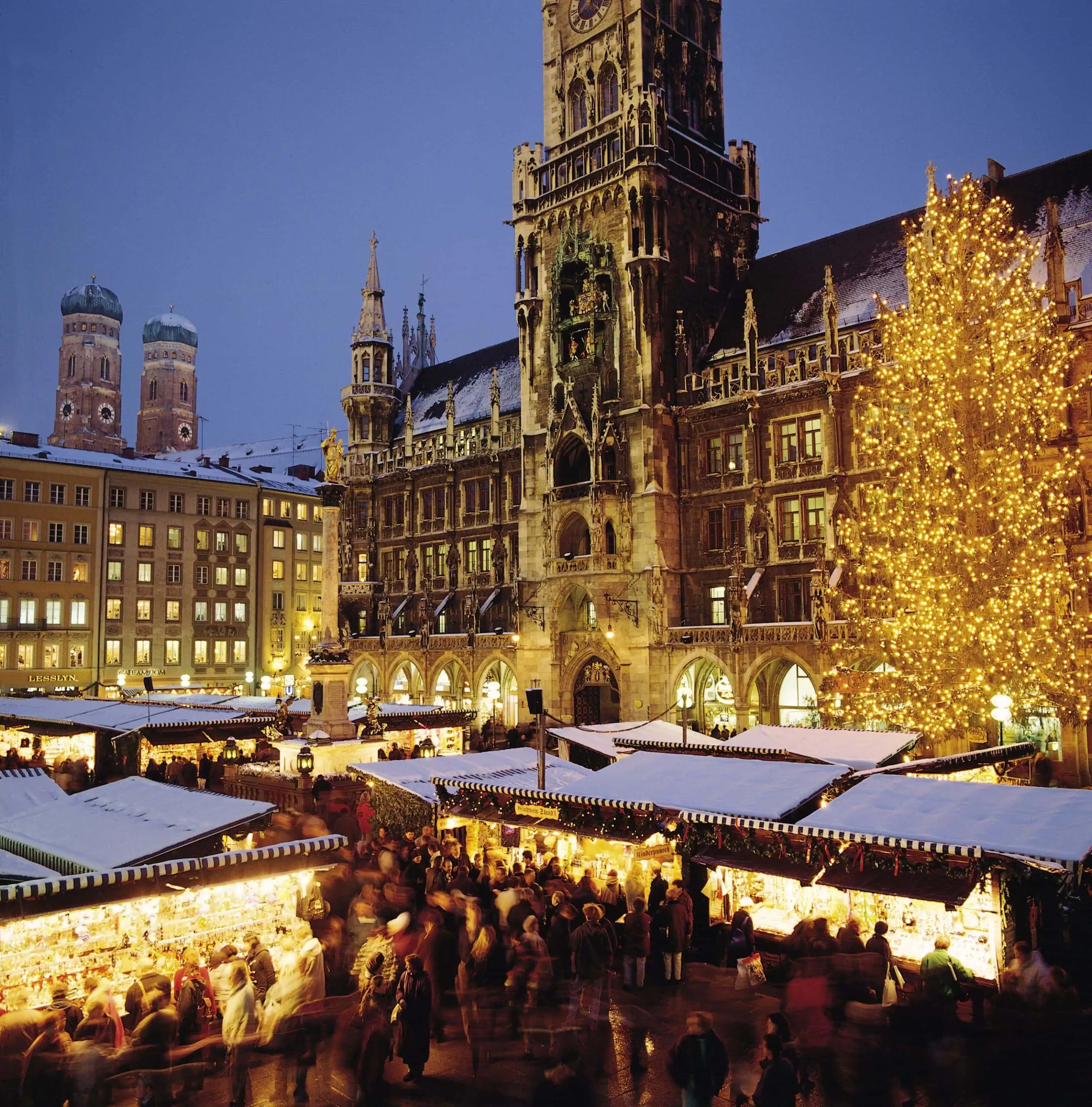 Münchner Marienplatz Christkindlmarkt – Tipps fürs vierte Adventswochenende KW 51 // HIMBEER
